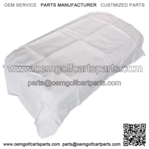 EZGO TXT Golf Cart Front Seat Cover - White Seat Bottom