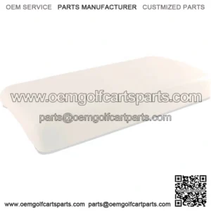 White Seat Bottom Assembly for Club Car DS Golf Cart - 2000-Up