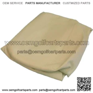 EZGO TXT Golf Cart Front Seat Cover - Tan Seat Bottom