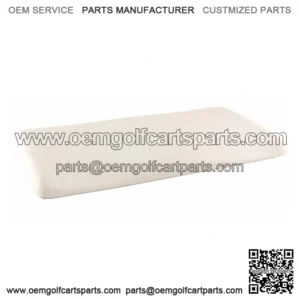 White Seat Bottom Assembly for Club Car Precedent -2004-Up