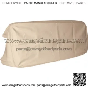 Front Seat Cover - Tan Seat Bottom - Yamaha G14-22 Golf Cart