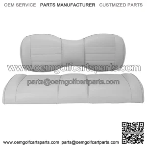 Vinyl Seat Cushions for Genesis 250/300 Golf Cart Rear Seat - Graphite