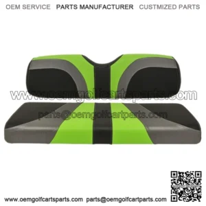 Blade Golf Cart Rear Seat Covers for Genesis 250/300 - Lime Green/Charcoal/Black
