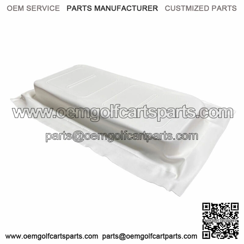 EZGO Shuttle / Express L6 / S6 / L6 Golf Cart White Front Seat Bottom Cover Only
