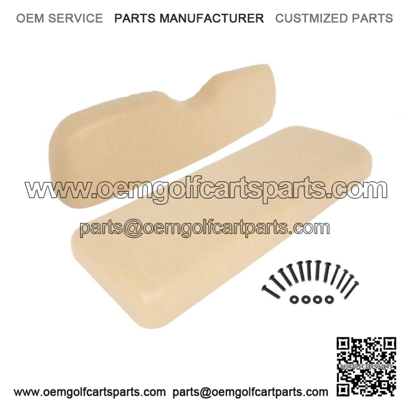 For TXT ST MPT Rear Flip Seat EZGO Tan Golf Cart Rear Cushion Set
