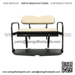 For 07-16 Yamaha Drive G29 Golf Cart Flip Folding Rear Back Seat Kit
