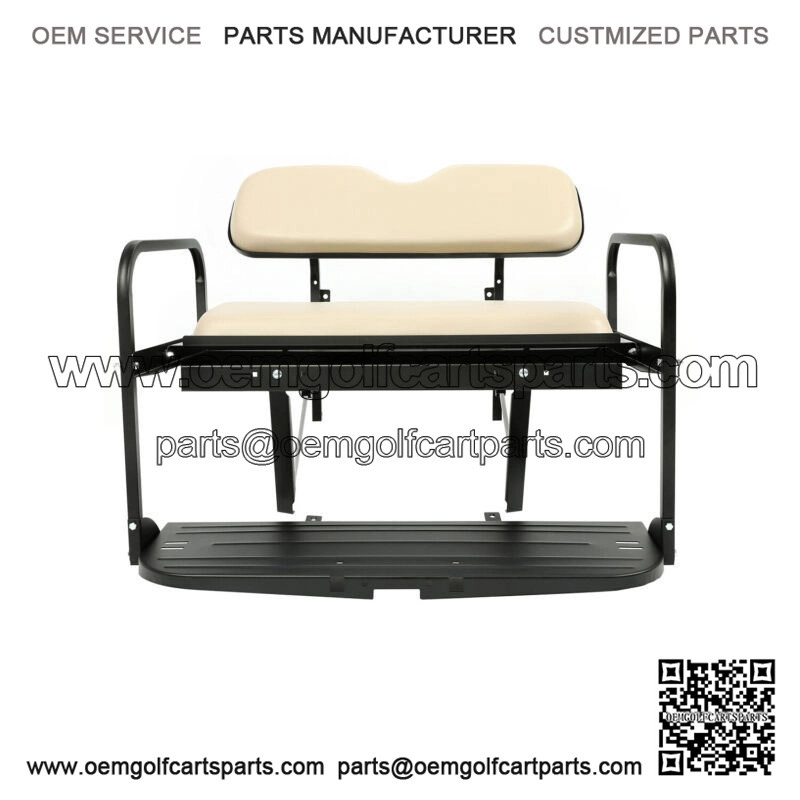 For 07-16 Yamaha Drive G29 Golf Cart Flip Folding Rear Back Seat Kit