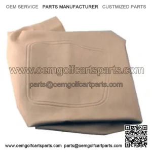 Club Car Precedent Golf Cart Front Seat Cover - Buff Seat Bottom