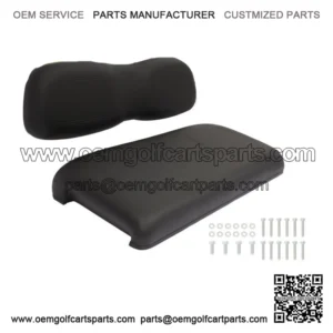 Black Golf Cart Front Cushion Set For Club Car DS