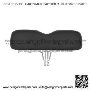 Fits E-Z-GO TXT Golf Cart Front Back Cushion Black