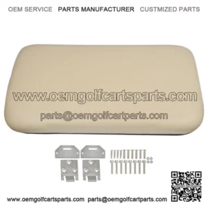 Tan Golf Cart Front Seat Bottom With Hardware for EZGO Medalist, TXT 1994-2013