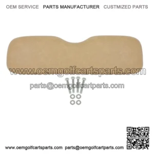 New Tan Golf Cart Front Back & Seat Cushions Set Fits EZGO TXT
