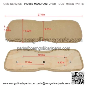 For Club Car DS Golf Cart Front Back Cushion Tan/Beige