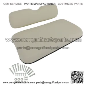 Golf Cart New Front Cushion Set White Fit For EZGO RXV