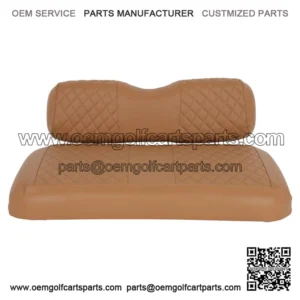 Brown Golf Cart Seat Cover Checked Front Cover For EZGO TXT -Wholesale