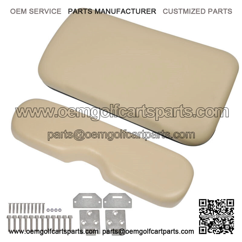 Golf Cart Tan Front Seat Cushion with Hardware For EZGO Medalist TXT 1994-2013