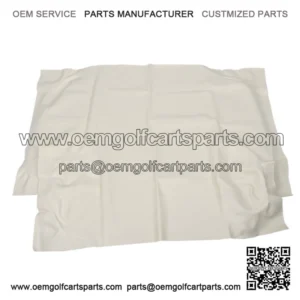 White Front Seat Cover Set For EZGo TXT 1995-2013 Golf Cart #71602-G01 71753-G0