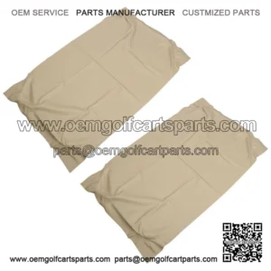 Front Seat Cover For Golf Cart Club Car Precedent - Brown Color(Bottom&Backrest)