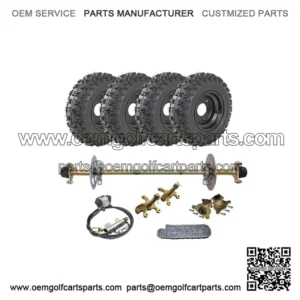 29" Go Kart Rear Live Axle Kit Complete 6" Wheels for ATV Quad Trike Golf Cart
