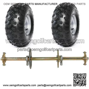 32" Go Kart Trike ATV Rear Live Axle Kit 8" Wheels Brake Disc Sprocket Wheel Hub