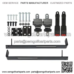 New Retractable Seat Belts Kit with Bracket for 2-Passenger EZGO, Yamaha, Club Car Golf Cart