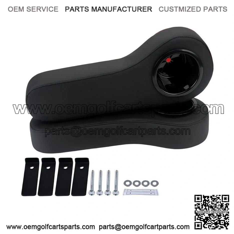Rear Seat Arm Rest Cushion Cup Holder for EZGO/Club Car/Yamaha Golf Cart